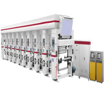 gravure printing machine with three motor